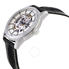 Hamilton Railroad Silver Skeleton Dial Black Leather Men's Watch H40655751