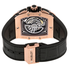 Hublot Spirit Of Big Bang Square Skeleton Dial Black Rubber Band Automatic Men's Watch 601.OM.0183.LR