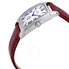 Hamilton Boulton Silver Dial Red Leather Ladies Watch H13421811