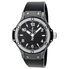 Hublot Black Magic Black Dial Black Rubber Ladies Watch 361.CV.1270.RX.1104
