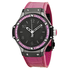 Hublot Big Bang Tutti Fruitti Amethyst Black Ceramic Purple Leather Ladies Watch 361.CV.1110.LR.1905