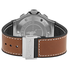 Hublot Chukker Bang Black Dial Titanium Brown Leather Men's Watch 317NM1137VR 317.NM.1137.VR