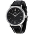 IWC Portofino Automatic Black Dial Black Leather Men's Watch 3565-02 IW356502