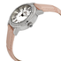 Invicta Wildflower Silver Dial Pink Leather Ladies Watch 13967