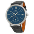 IWC Portofino Blue Dial Black Leather Men's Watch IW510106