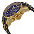 Invicta Pro Diver Chronograph Blue Dial Black Polyurethane Men's Watch 17882