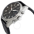 IWC Pilot Chronograph Automatic Black Dial Black Leather Men's Watch IW377701