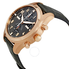 IWC Pilot Spitfire Grey Dial 18kt Rose Gold Brown Leather Men's Watch IW379103