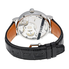IWC Portofino Silver Dial 8 Day Power Reserve Black Leather Men's Watch 5111-02 IW511102