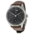 IWC Portuguese Automatic Grey Dial 18kt White Gold Brown Leather Men's Watch IW502307