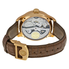 IWC Portuguese Perpetual Calendar Hemisphere Moonphase 18kt Rose Gold Brown Leather Men's Watch 5021-22 IW502122
