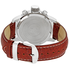 Invicta Lefty Chronograph Blue Dial Stainless Steel Brown Leather Band Unisex Watch 3328