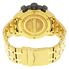 Invicta Aviator Chronograph Black Dial Gold-plated Men's Watch 17206