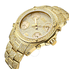 JBW Jet Setter Gold-tone Multiple Time-Zone Diamond Men's Watch JB-6213-A