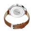 JBW Aria Rose Gold-tone Diamond Dial Brown Calfskin Leather Strap Ladies Watch J6309D