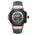 JBW Men's 10 YR Anniversary Saxon 0.16 ctw Diamond & 18K Rose-gold Plated Watch JB-6101L-10C
