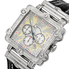 JBW Phantom Silver-tone Chronograph Crystal Dial Silver-tone Steel Diamond Men's Watch JB-6215-238-B