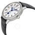 Jaeger LeCoultre Rendez-vous Day and Night Silver Dial Stainless Steel Diamond Black Leather Ladies Watch Q3448421
