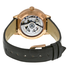 Jaeger LeCoultre Rendez-Vous  Silver Dial 18kt Rose Gold Black Leather Ladies Watch Q3462521