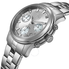 JBW Alessandra Silver-tone Diamond Chronograph Dial Steel Bracelet Ladies Watch JB-6217-K
