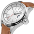 JBW Rook Silver Dial Brown Leather Strap Men's Watch J6287B