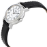 Longines Presence White Dial Black Leather Band Automatic Ladies Watch L43214112
