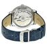 Jaeger LeCoultre Rendez-Vous Silver Dial Diamond Bezel Blue Leather Ladies Watch Q3448420