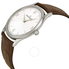 Jaeger LeCoultre Jaeger Le Coultre Master Ultra Thin Silver Dial Brown Leather Men's Watch Q1348420