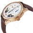 Jaeger LeCoultre Duometre Silver Dial 18kt Rose Gold Brown Leather Men's Watch Q6012521
