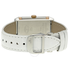 Jaeger LeCoultre Grande Reverso Lady Ultra Thin Silver Dial White Leather Watch Q3204420