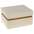 Jaeger LeCoultre Grande Reverso Ultra Thin Silver Dial 18kt Rose Gold White Leather Ladies Watch Q3224420