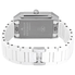 Jaeger LeCoultre Reverso Squadra White Dial Stainless Steel White Rubber Ladies Watch Q7048720