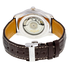 Longines Master Collection Silver Dial Brown Alligator Leather Automatic Men's Watch L2.893.4.78.3