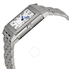 Jaeger LeCoultre Reverso Duetto Silver Dial Stainless Steel Ladies Watch Q2568102