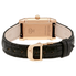 Jaeger LeCoultre Silver and Black 18kt Rose Gold Ladies Watch Q2662420