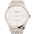 Longines Record Automatic White Dial Unisex Watch L2.821.4.72.6