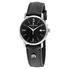 Maurice Lacroix Eliros Date Black Dial Black Leather Strap Ladies Quartz Watch EL1084-SS001-310