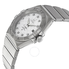 Omega Constellation Silver Diamond Dial Stainless Steel Men's Watch 123.10.35.20.52.002