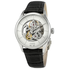 Oris Artelier Silver Skeleton Dial Automatic Men's Leather Watch 01 734 7721 4051-07 5 21 61FC