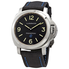 Panerai Luminor Black Dial Black Canvas Men's Watch PAM00774