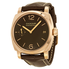 Panerai Radiomir Brown Dial 18kt Rose Gold Men's Watch PAM00515