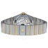 Omega Constellation Grey Dial Steel and 18kt Yellow Gold Men's Watch 123.20.35.20.06.001