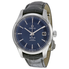 Omega DeVille Blue Dial Black Leather Men's Watch 431.33.41.21.03.001