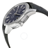 Omega DeVille Blue Dial Black Leather Men's Watch 431.33.41.21.03.001