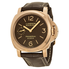 Panerai Luminor Marina Brown Dial 18kt Rose Gold Men's Watch PAM00511