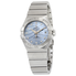 Omega Constellation Co-Axial Blue Mother of Pearl Diamond Dial Stainless Steel Ladies Watch 123.10.27.20.57.001