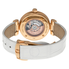 Omega De Ville Mother of Pearl Dial White Leather Ladies Watch 42563342055001 425.63.34.20.55.001