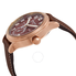 Patek Philippe Calatrava Pilot Travel Time Brown Sunburst Dial Automatic Ladies Watch 7234R-001