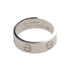 Cartier Love 18 KT White Gold Ring 58 B40847