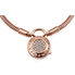 Pandora Pandora Ladies Pave Padlock Clasp Snake Chain Bracelet Size 16 587757CZ